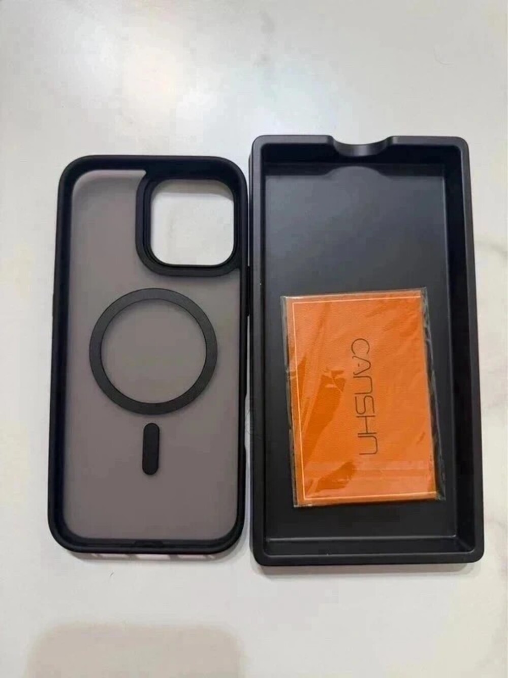 iPhone 16 Pro Max Case - Black Matte Magnetic